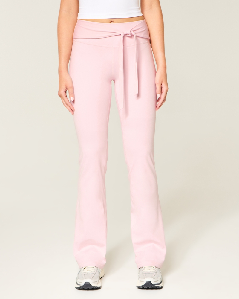 gilly hicks active recharge bootcut-leggings med snörning