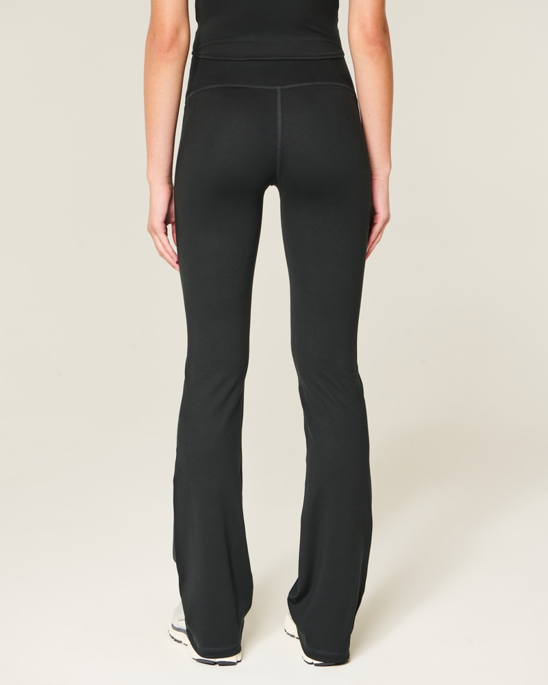 gilly hicks active recharge bootcut-leggings med snörning