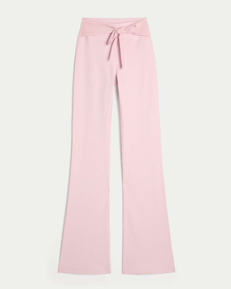 gilly hicks active recharge bootcut-leggings med snörning