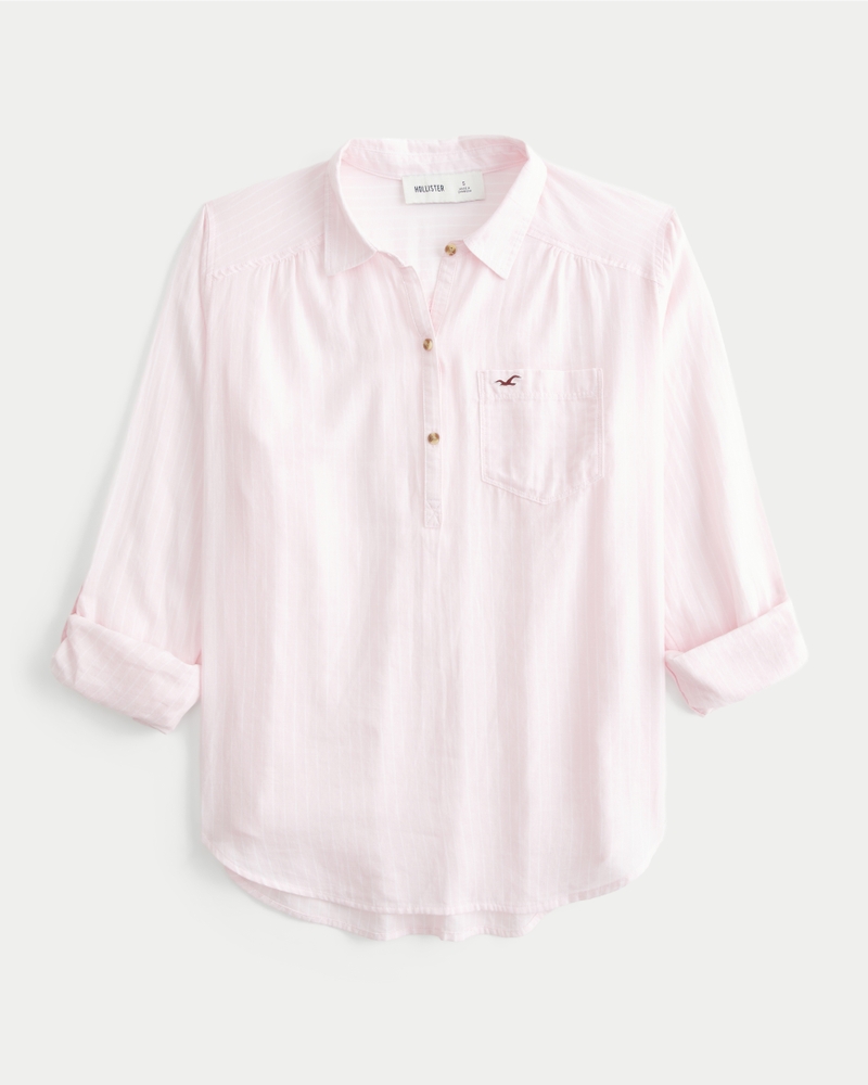 avslappnad t-shirt med pullover