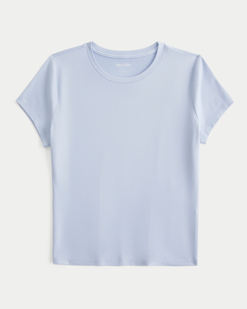 mjuk och stretchig baby-t-shirt tillverkad av sömlöst tyg