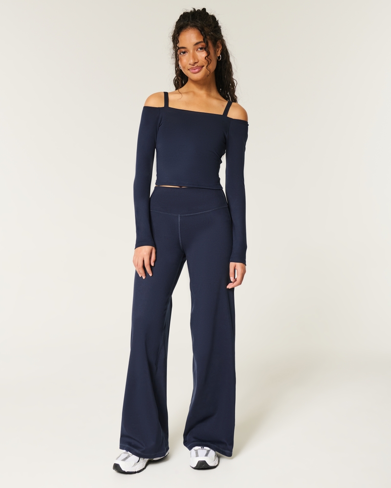 gilly hicks recharge dynamic wide-bent pants