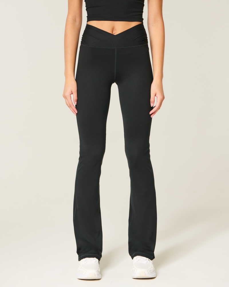 gilly hicks active recharge wrap waist boot leggings