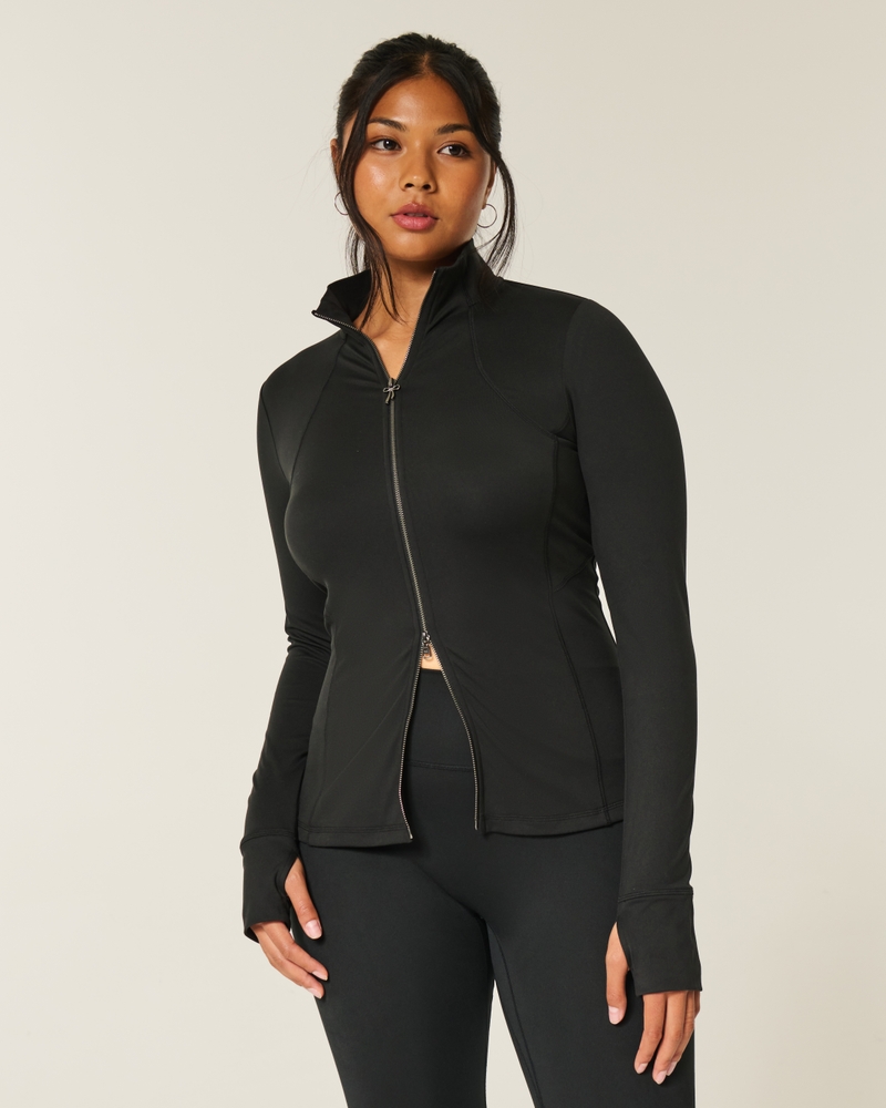 gilly hicks active recharge slim snatched full-zip