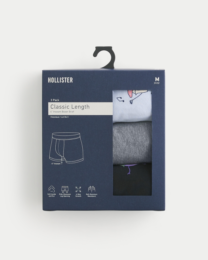 klassiska boxerkalsonger 3-pack