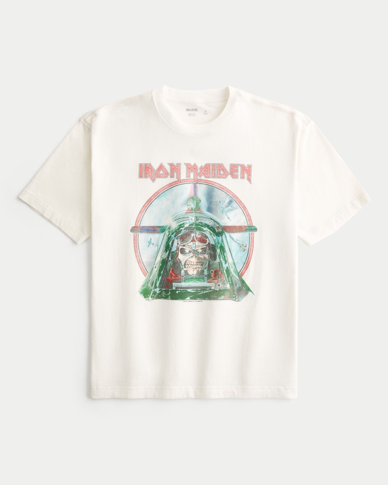 t-shirt med fyrkantig passform och grafisk rob zombie-tryck