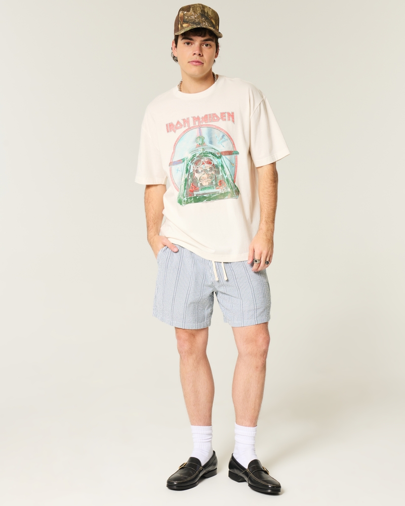 t-shirt med fyrkantig passform och grafisk rob zombie-tryck