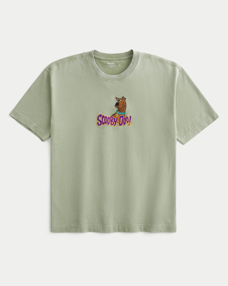 löst sittande kraftig t-shirt med svampbob fyrkant-tryck