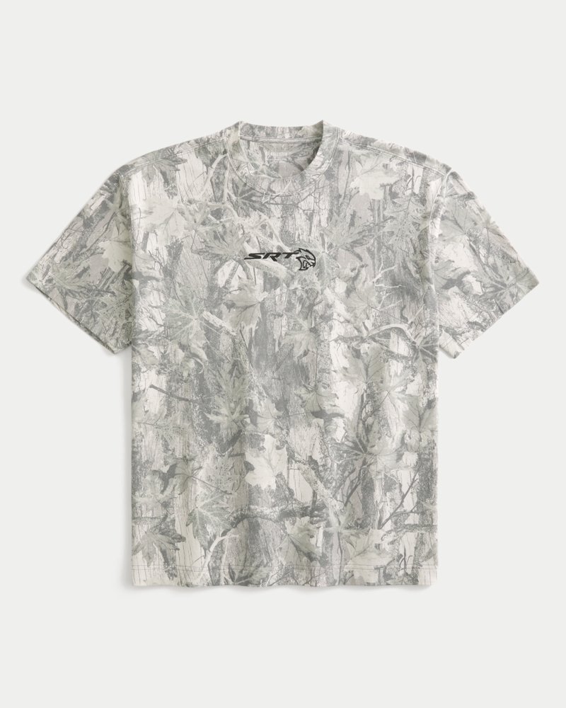 t-shirt med fyrkantig passform och kraftig ford-grafik
