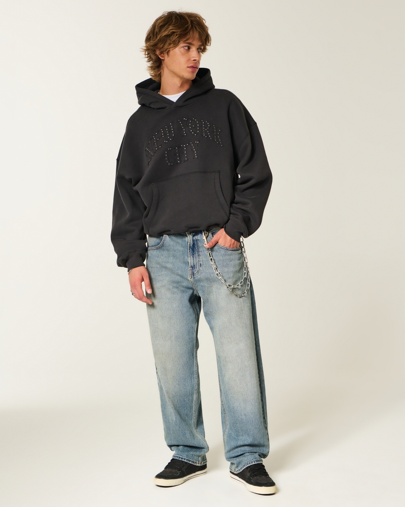 kamouflage skateboard löst sittande målarjeans