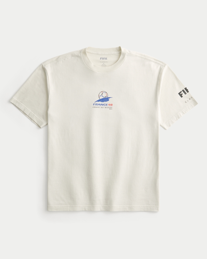 fyrkantig t-shirt med designen från fifa world cup 1998 i frankrike